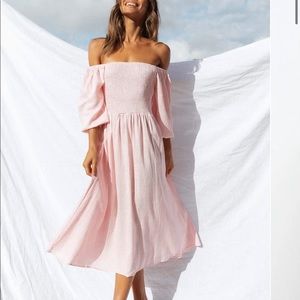 Petal & Pup blush oceane dress size 6 NWT
